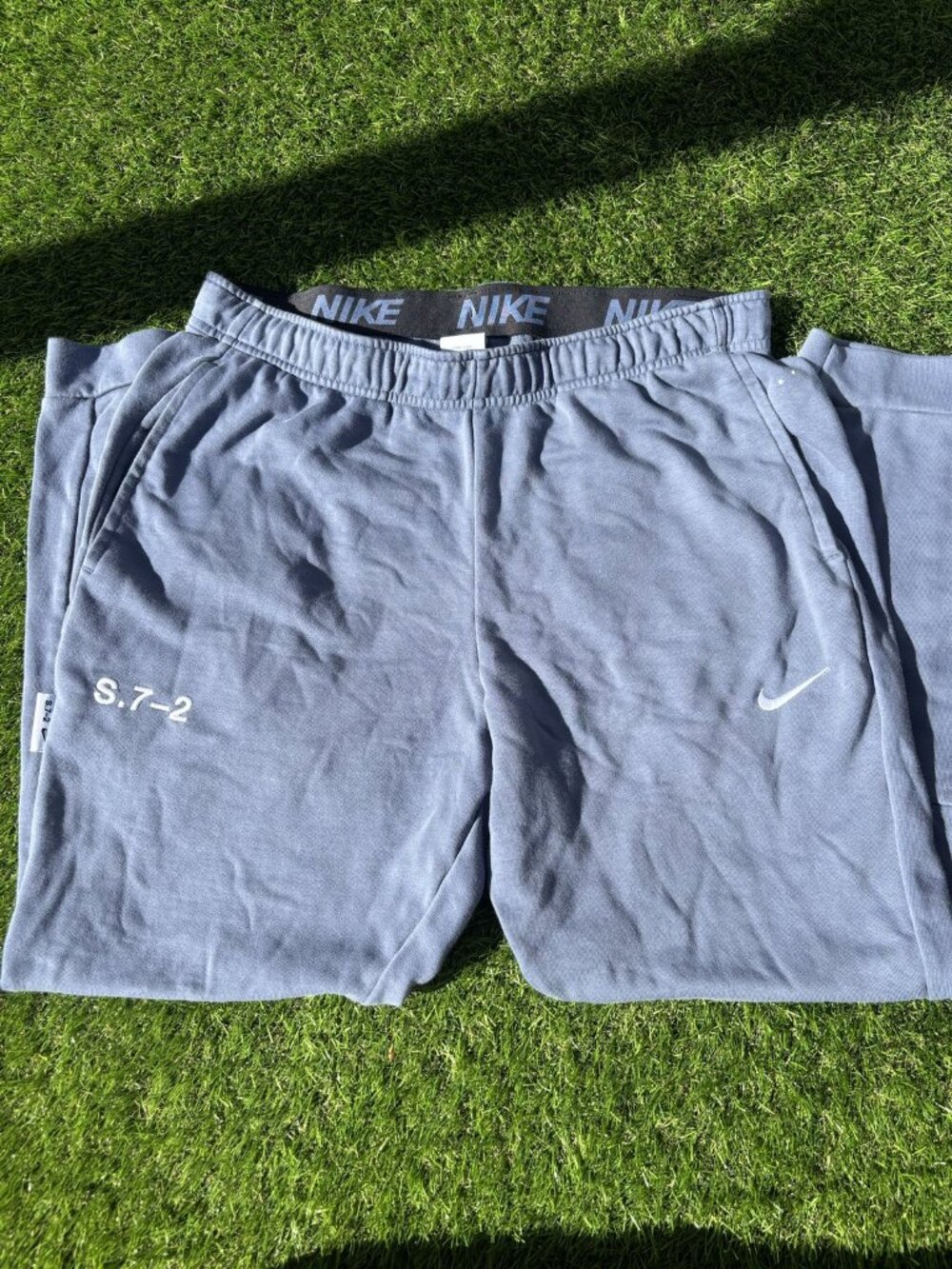 Nike Dri-FIT Fleece Joggers Slate Blue S.7-2 Embroidered Men's XL